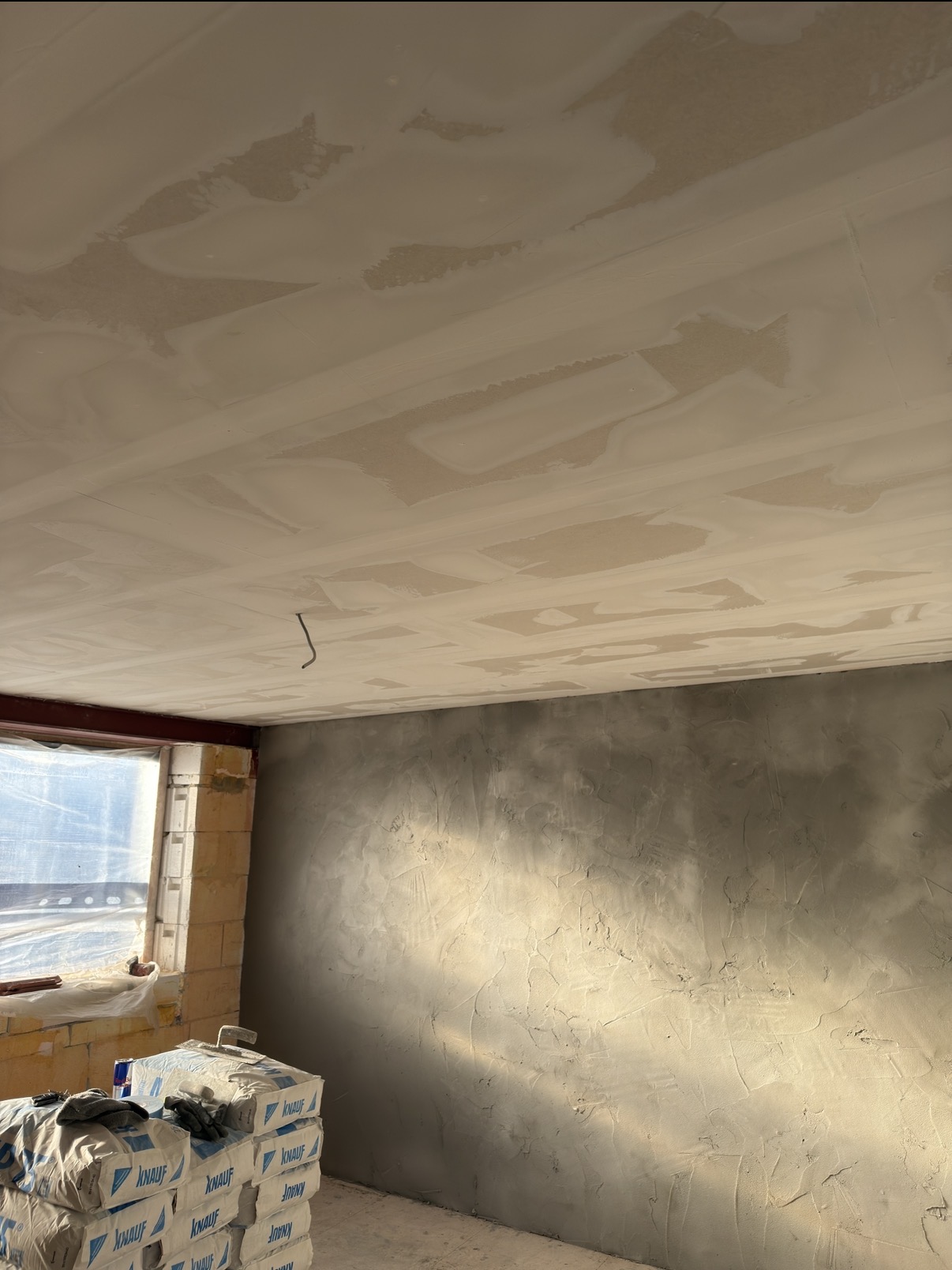 Faux plafond et plâtrerie avec matériaux Knauf